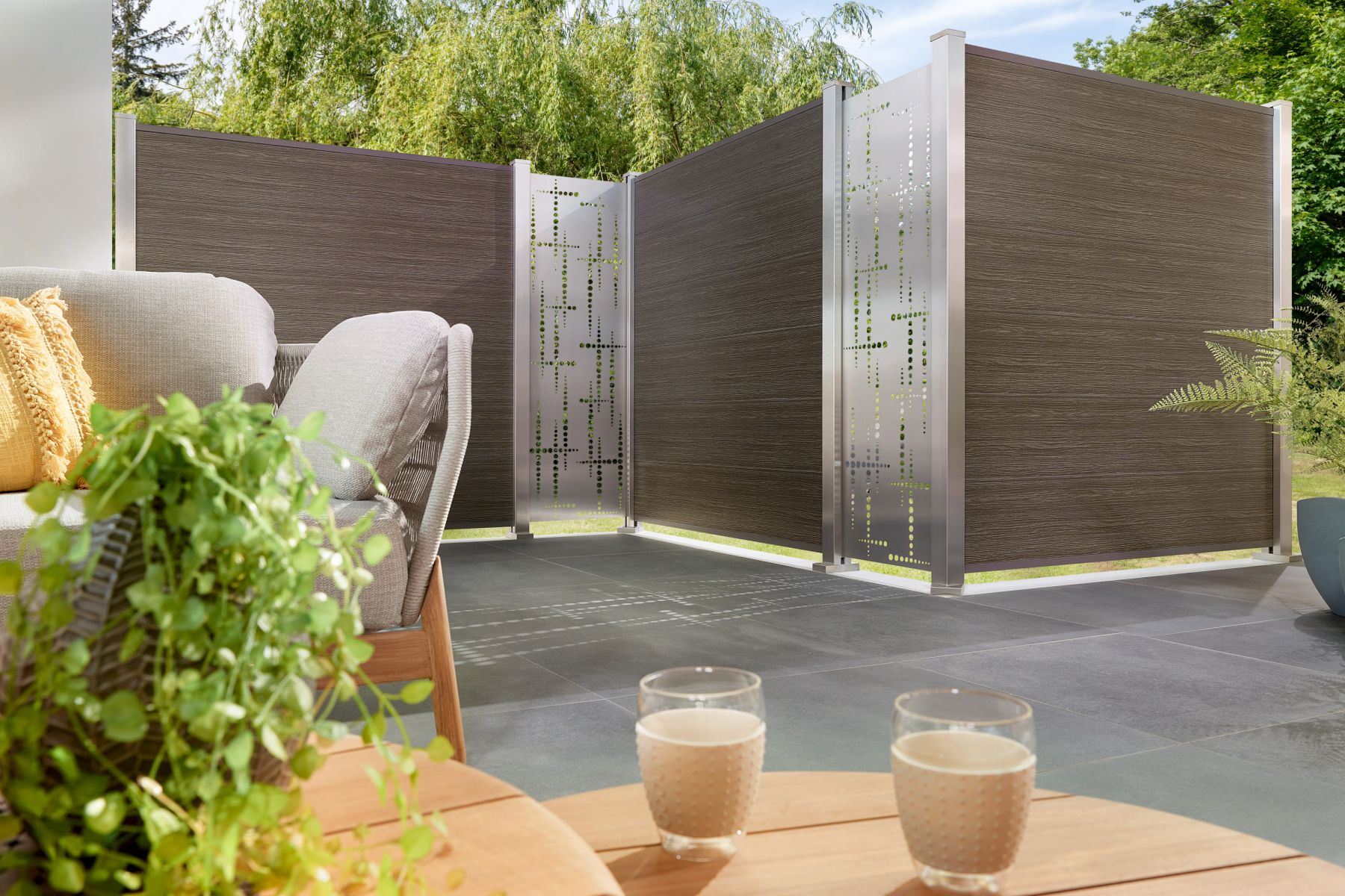 Sichtschutz System ALU