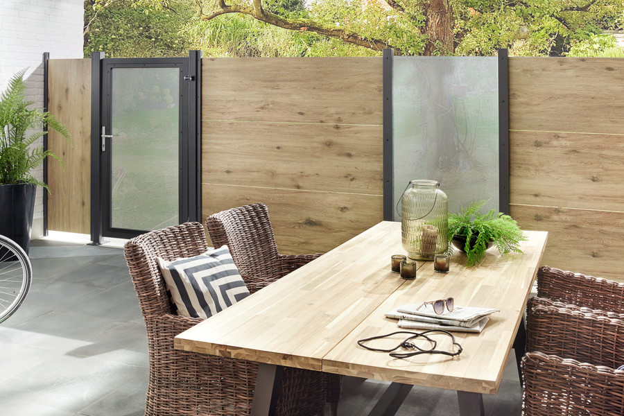 System Glas Sichtschutzzaun System Glas Sichtschutzzaun