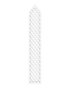 Sichtschutzzaun Romo Diagonalgiebel 40 x 180/200 cm Longlife 0870