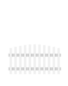 Vorgartenzaun Longlife Cara rund 180 x 70 cm 1101