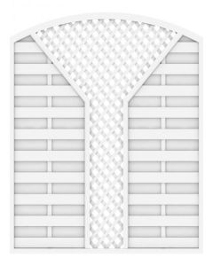 Sichtschutzzaun Romo V-Gitter 180 x 180/196 cm Longlife 1139 