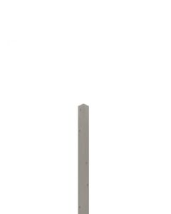 Pfosten Farbe grau Diamantkopf 9 x 9 x 100 cm 1394