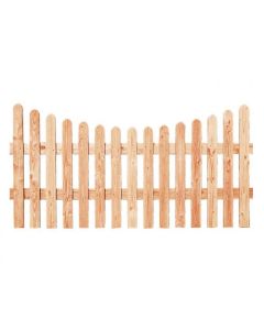 Scheerer Vorgartenzaun Nordik mit Bogen 200 x 80 / 65 cm Douglasie 