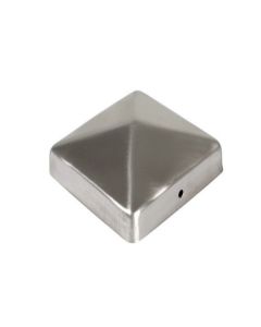 Pfostenkappe Pyramide Edelstahl 7 x 7 cm