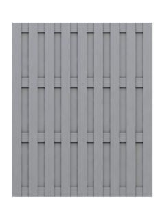 Sichtschutzzaun Jumbo WPC grau 2210 
