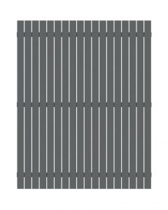 Sichtschutzzaun Squadra Alu anthrazit matt 180 x 180 cm 2425