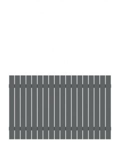 Vorgartenzaun Squadra Alu anthrazit matt 180 x 85 cm 2427