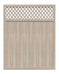 Sichtschutzzaun Longlife Riva Polareiche 2450 Gitterelement 180 x 180 cm