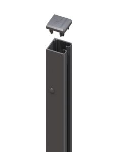 System U-Klemmprofil anthrazit 192 cm