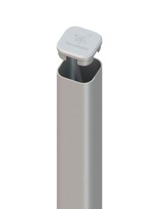 Metallpfosten silber zum Einbetonieren (298 cm) 4405