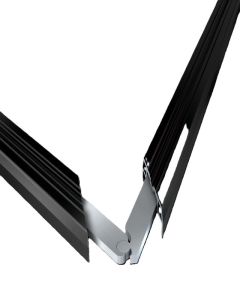 Karle und Rubner variabler Eckverbinder für SMART-Isostep-Schiene