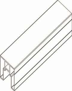 Osmo Trio Abschlussprofil, Aluminium Anthrazit 