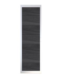 Osmo Multi-Fence Co-Extrusion Einzeltor Greystone, Rahmen anthrazit