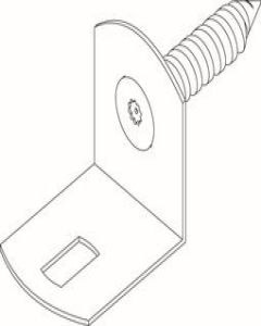 Osmo Elementhalter Metall, feuerverzinkt (4er Set)