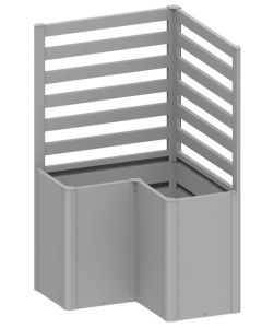 Biohort Rankgitter silber-metallic für L-Form Belvedere 100