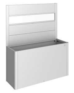 Biohort Sichtschutz silber-metallic mit Lichtpaneel für Belvedere 150