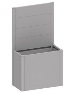 Sichtschutzzaun silber-metallic für Belvedere 100