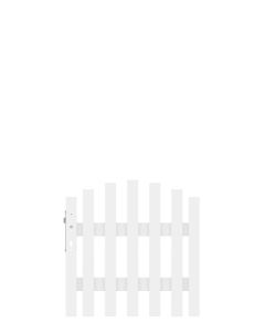 Vorgartenzaun Longlife Cara TOR rund DIN li. 98 x 70 (80) cm 1113