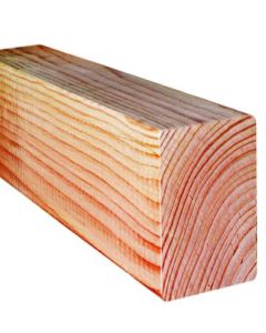 Scheerer Pfosten gerade gekappt Douglasie 9x9x90 cm