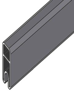 Osmo Abschlussprofil Aluminium, Grau