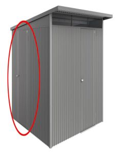 Biohort Zusatztüre für AvantGarde ECO quarzgrau-metallic 