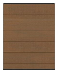 Sichtschutz SYSTEM WPC PLATINUM Zaunfeld-Set teak-braun 3675