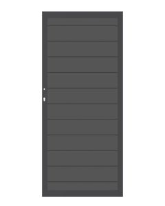 Traumgarten Einzeltor System Alu Plus Anthrazit DIN links / rechts