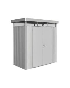 Biohort Highline H1 Silber-metallic mit Doppeltüre 83029