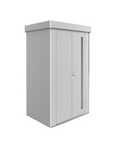 Biohort Neo 1 B silber-metallic; Doppeltüre; 2,36 x 1,80 m 81060