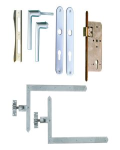 Scheerer Tür Beschlag Nr. 45 Vollrahmen- sowie Underloh- und Handerloh-Türen