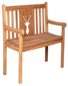 DeVries Gartenbank Woodie Hirsch 