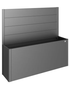 Sichtschutzzaun dunkelgrau-metallic für Belvedere 200