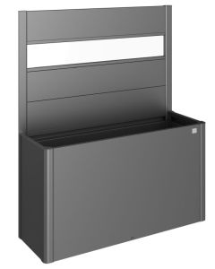 Biohort Sichtschutz dunkelgrau-metallic mit Lichtpaneel für Belvedere 150