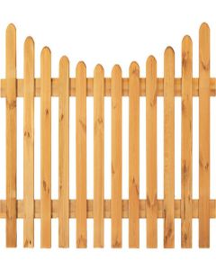 Scheerer Vorgartenzaun Friesen, mit Bogen Douglasie 200 x 100/85 cm 