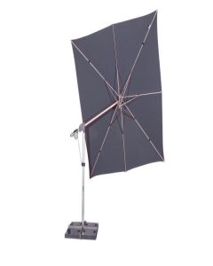 Doppler Sunmatic 400 cm Stoff Waterproof; Anthrazit 