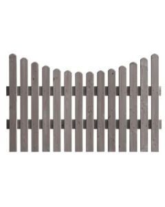 Scheerer Vorgartenzaun Friesen, mit Bogen KDG grau 200 x 80/65 cm 