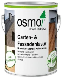 Osmo Garten- & Fassadenfarbe Kieselgrau 7255 - 2,5 Liter 