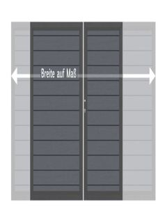 Traumgarten System NEO PLATINUM Doppeltor auf Maß bis 360 x 180 cm