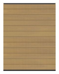 Sichtschutz SYSTEM WPC PLATINUM Zaunfeld-Set lärche 3680