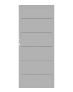 Traumgarten Einzeltor System Alu XL Silber DIN links / rechts 