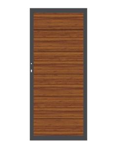 Traumgarten Einzeltor System Alu XL Bambus DIN links / rechts 