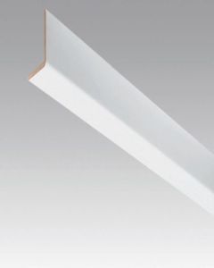 Meister Dekorleiste Winkelleiste groß (33|33) Snow white wood 20102