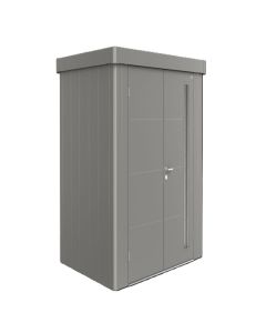 Biohort Neo 1 B quarzgrau-metallic; Doppeltüre; 2,36 x 1,80 m 87060