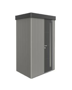 Biohort Neo 1 B* quarzgrau-metallic; Standardtüre und Dach dunkelgrau-metallic; 2,36 x 1,80 m 87033