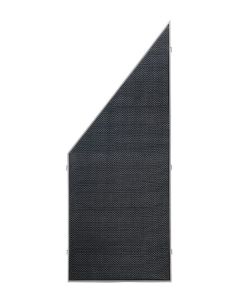 Sicht­schutz­zaun Weave Lüx 1993 schwarz 88 x 178 auf 88 cm