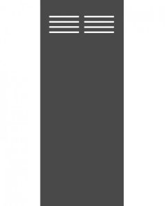 Sichtschutzzaun System Board schiefer Slot Design 90 x 180 cm 2731 
