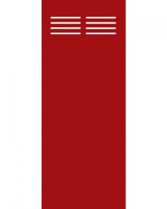Sichtschutzzaun System Board rot Slot Design 90 x 180 cm 2737