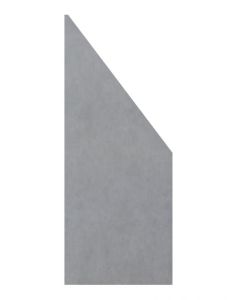 Sichtschutzzaun System Board Keramik Zement  (90 x 180 / 90 cm) 2916