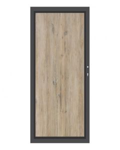 Sichtschutzzaun System Board Keramik Eiche hell TOR (Breite auf Maß x 180 cm) 2923Eh