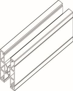 Osmo Alu-Fence Forsdal H-Rahmenprofil 95 x 4,7 x 67 cm Aluminium, Anthrazit